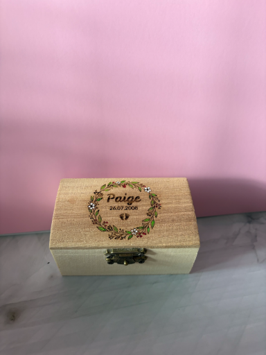 personalised Trinket Box personalised Trinket Box