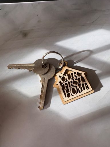 Our First Home Keyring Our First Home Keyring