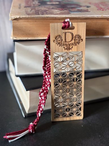 Monogramed Bookmark Monogramed Bookmark